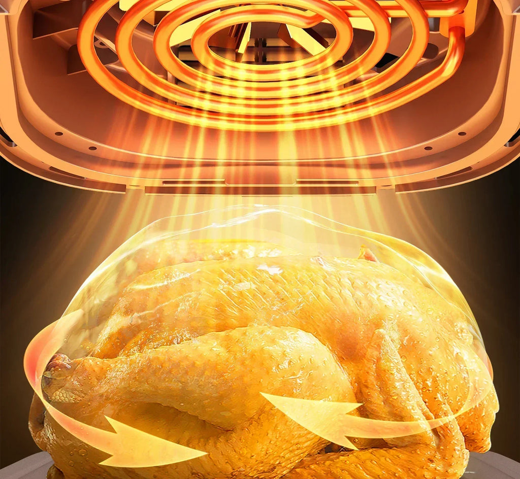220V AUX Air Fryer and Oven Combo: Multifunctional, Fully Automatic, No Oil Technology, Easy-to-clean AF