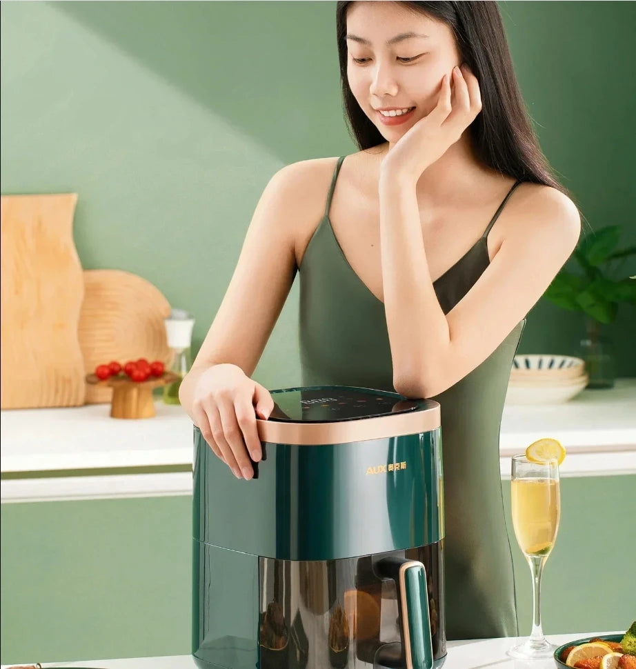 220V AUX Air Fryer and Oven Combo: Multifunctional, Fully Automatic, No Oil Technology, Easy-to-clean AF